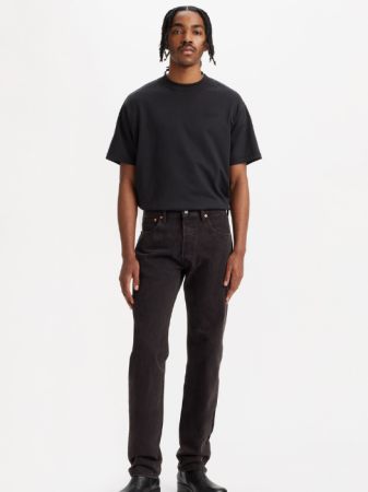 JEANS - Levi's Blugi Gri Inchis 501 93 Straight Barbati