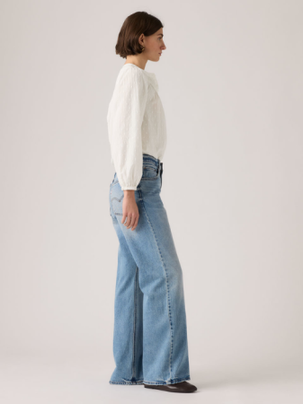 JEANS - Levi's Blugi Albastri LOOSE BOOT Bootcut Femei