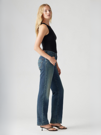 ЖЕНЩИНЫ - Levi's Женские Джинсы Синие 501 Straight