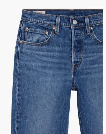 Levi's Blugi Albastri 501 CROP Straight Femei [7]