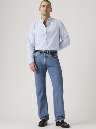BARBATI - Levi's Blugi Albastri 501 Relaxed Barbati
