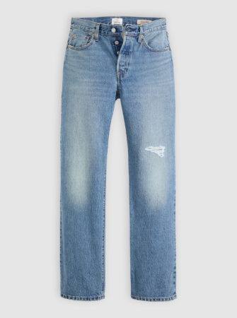 Levi's Blugi Albastri 501 90 Straight Femei [6]