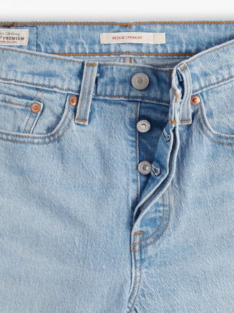 Levi's Blugi Albastri Deschisi Wedgie Straight Straight Femei [8]