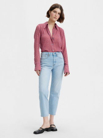 FEMEI - Levi's Blugi Albastri Deschisi Wedgie Straight Straight Femei