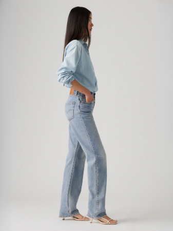 Levi's Женские Джинсы Светло-Синие 501 90 Straight [2]