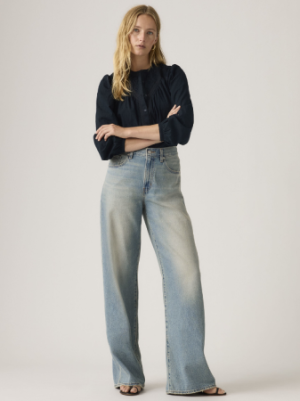 FEMEI - Levi's Blugi Albastri Xl Straight Loose Straight Femei