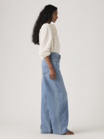 FEMEI - Blugi Albastri Xl Straight Loose Straight Femei