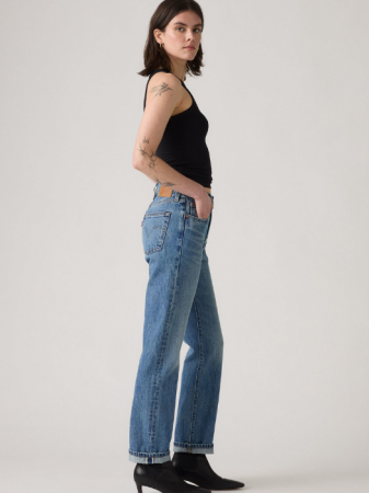 FEMEI - Levi's Blugi Navy 501 Straight Femei