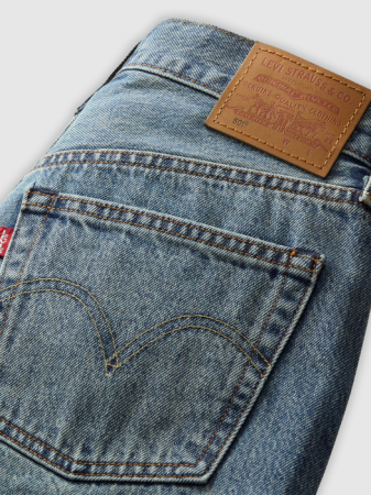 Levi's Blugi Navy 501 Straight Femei [5]
