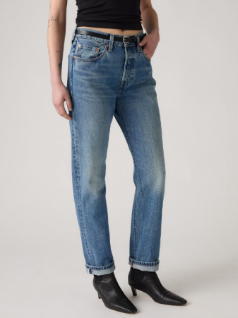 FEMEI - Levi's Blugi Navy 501 Straight Femei