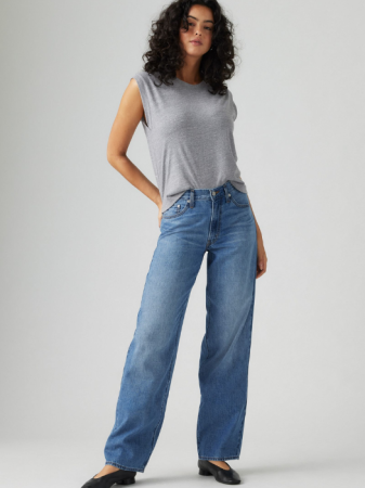 JEANS - Levi's Blugi Albastri Baggy Dad Loose Femei