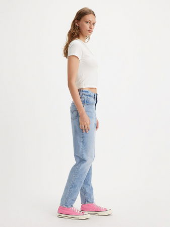 ДЖИНСЫ - Levi's Женские Джинсы Светло-Синие 80S MOM Relaxed Tapered