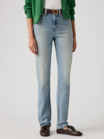 JEANS - Levi's Blugi Albastri WEDGIE SLIM Slim Femei