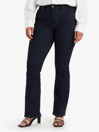 Bootcut - Levi's Blugi Indigo 725 Bootcut Femei