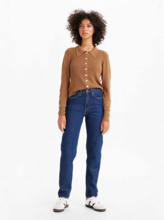 ДЖИНСЫ - Levi's Женские Джинсы Темно-Синие 80S MOM Tapered