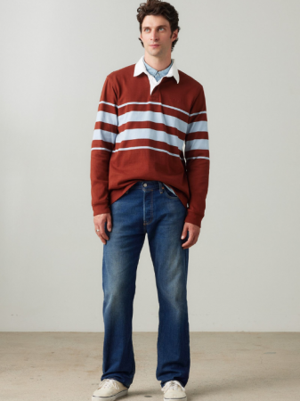 Regular - Levi's Blugi Albastri 501 Regular Barbati