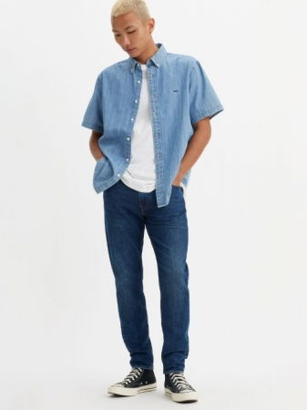 JEANS - Levi's Blugi Navy 512 Slim Taper Barbati