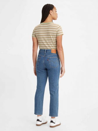 Levi's Blugi Albastri 501 CROP Straight Femei [5]