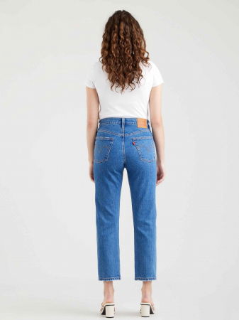 FEMEI - Levi's Blugi Albastri 501 CROP Straight Femei