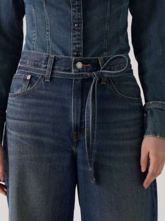 FEMEI - Levi's Blugi Navy Xl Straight Straight Femei