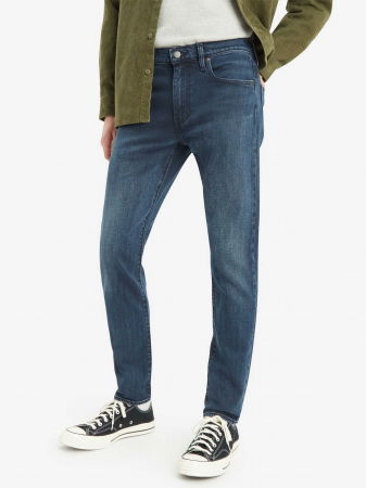 Slim - Levi's Мужские Джинсы Темно-Синие 512 Slim Taper