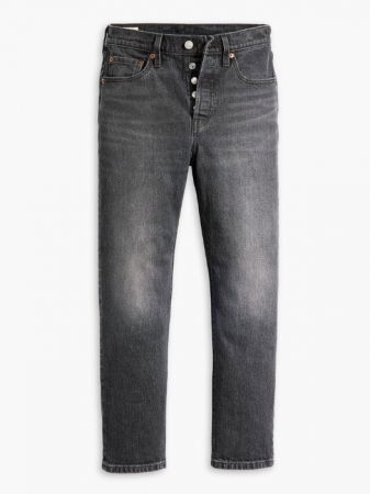 Levi's Blugi Gri Inchis 501 CROP Straight Femei [6]