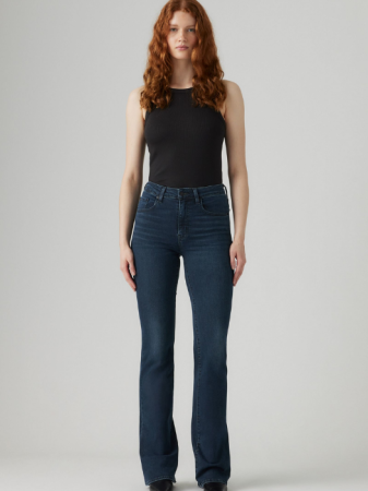 Slim - Levi's Blugi Navy 726 Slim Femei
