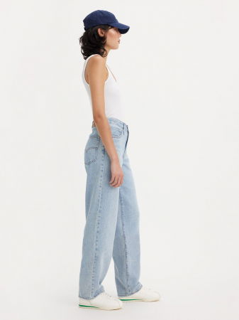 Loose - Levi's Blugi Albastri Deschisi Baggy Dad Baggy Dad Femei