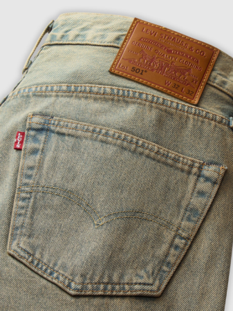 Levi's Blugi Gri 501 Regular Barbati [6]