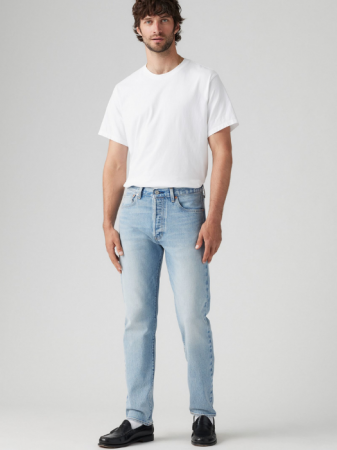 JEANS - Levi's Blugi Albastri Deschisi 501 slim taper Slim Taper Barbati