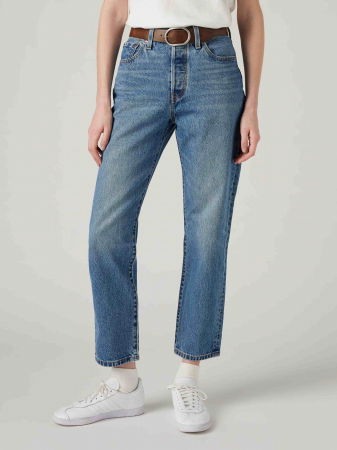 Levi's Женские Джинсы Синие 501 CROP Straight [6]