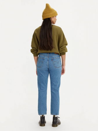 Levi's Женские Джинсы Синие 501 CROP Straight [9]