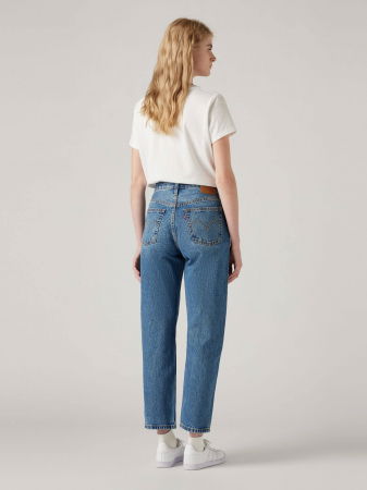 Levi's Женские Джинсы Синие 501 CROP Straight [4]