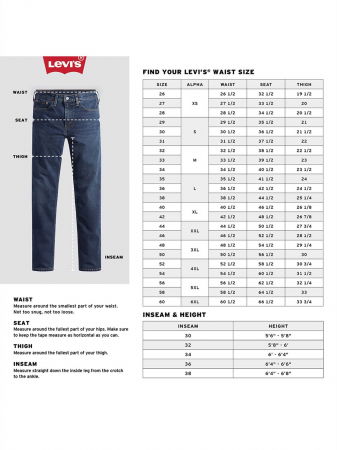 Levi's Мужские Джинсы Темно-Синие 512 Slim Tapered [8]