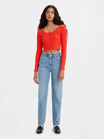 FEMEI - Levi's Blugi Albastri 80S MOM Tapered Femei
