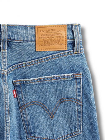 Levi's Женские Джинсы Синие Ribcage Full Length Straight [5]