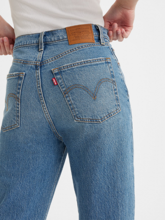 Straight - Levi's Женские Джинсы Синие Ribcage Full Length Straight