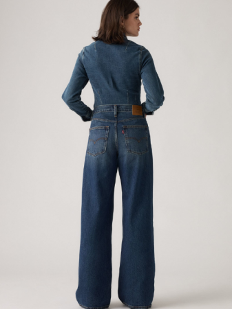 FEMEI - Levi's Blugi Navy Xl Straight Straight Femei