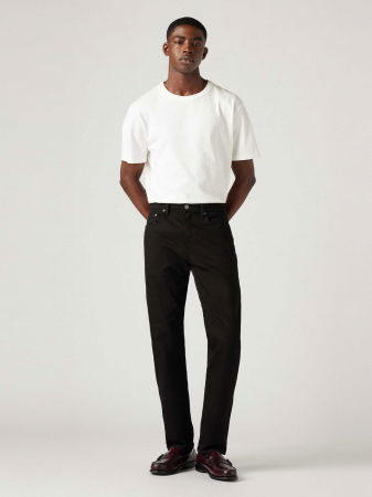 JEANS - Levi's Blugi Negri 502 Tapered Barbati