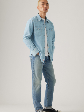 МУЖЧИНЫ - Levi's Джинсы New Friends Selvedge 502 Tapered