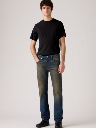 BARBATI - Levi's Blugi Navy 501 Regular Barbati