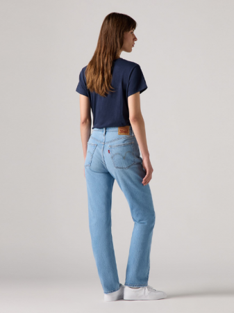Straight - Levi's Женские Джинсы Светло-Синие 501 Straight