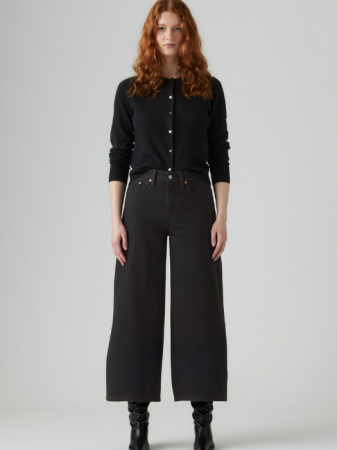 FEMEI - Levi's Blugi Negri Xl Culotte Loose Femei