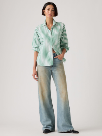 Bootcut - Levi's Женские Джинсы Синие LOOSE BOOT Bootcut