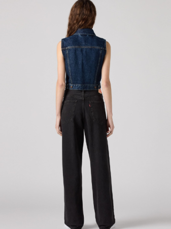 JEANS - Levi's Blugi Negri 94 Baggy Baggy Femei