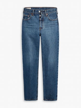FEMEI - Levi's Blugi Albastri 501 CROP Straight Femei