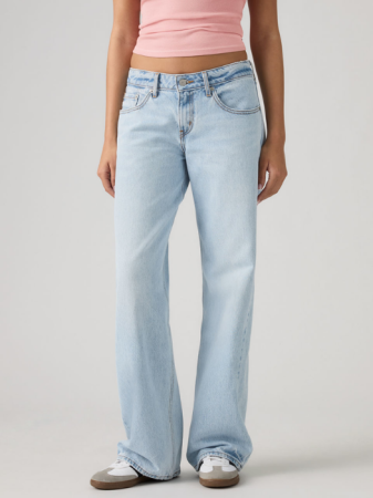 ЖЕНЩИНЫ - Levi's Женские Джинсы Светло-Розовые Low Loose Loose