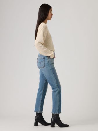 FEMEI - Blugi Albastri 501 CROP Straight Femei