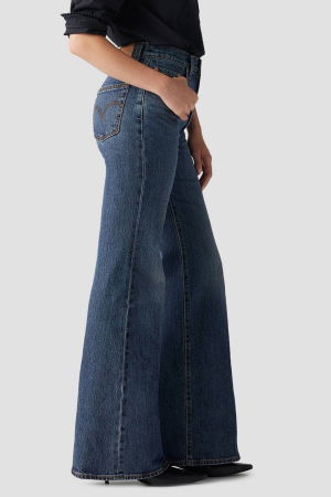 FEMEI - Levi's Blugi Albastri RIBCAGE BELL Ribcage Femei