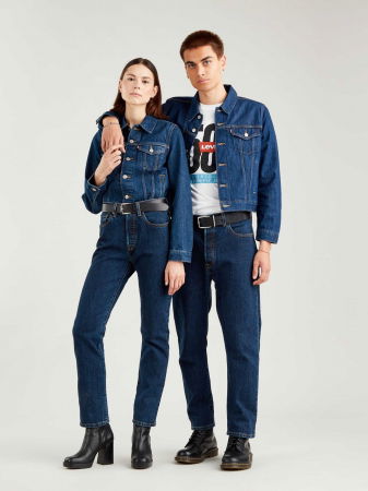 Levi's Женские Джинсы Темно-Синие 501 CROP Straight [5]